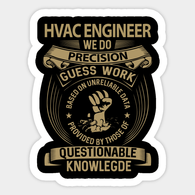 Hvac Engineer T Shirt - MultiTasking Certified Job Gift Item Tee Sticker by Aquastal